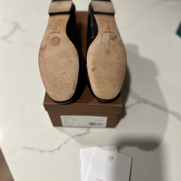 Coach Black Patent Leather Shoes - Size 9.5 | Unique & Stylish - Picture 2 of 3